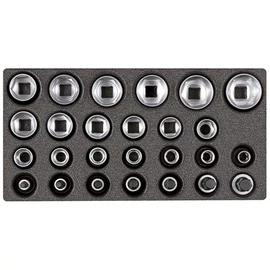 GedoreRed dugókulcs készlet modulban 1/2 10-32 mm + IMBUSZ 26 részes R22150009