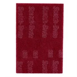 3M 7447 Scotch-Brite PRO kézi lapka, A VFN, 152 x 228 mm, bordó