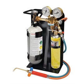 ROTHENBERGER ROXY 400 L autogén hegesztőkészülék oxigénnel és Maxigas 400 gázpalackkal