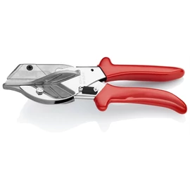 KNIPEX 94 35 215 EAN Sarokvágó olló műanyag- és gumiprofilokhoz műanyag burkolattal krómozott 215 mm