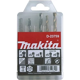 Makita Hatszög befogású fúrókészlet fa, fém, kőzet 5-6mm 5db-os
