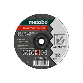 Metabo csiszolókorong Flexiamant super 115x6.0x22.3 alumínium, SF 27
