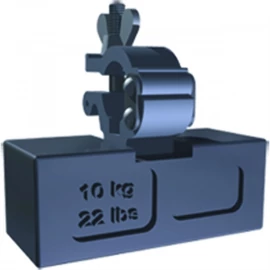 Zarges ballasztsúly 10 kg sárga négyzet RAL 1021
