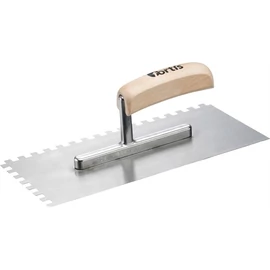 Fortis Simítókanál fogazott 280x130mm 8x 8mm
