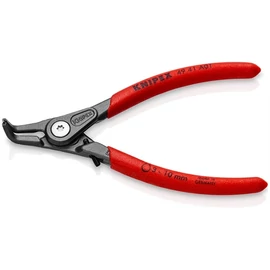 Knipex precíziós seeger-fogó külső A01 szürkére foszfátozott, mártott nyél 130 mm