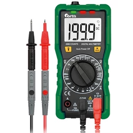 Fortis digitális multiméter 0.1 mV-600V