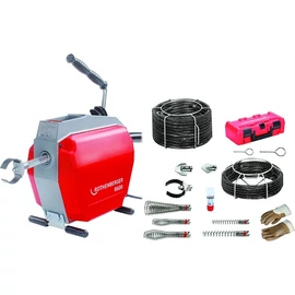 Rothenberger R600 csőtisztító gép 16-22mm spirál +szerszámkészlet