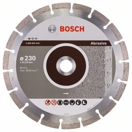 Bosch vágókorong, gyémánt 230x2.3x22.23 mm abrazív