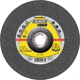 Klingspor csiszolókorong 125x4x22.23mm A 24 R S Domborított