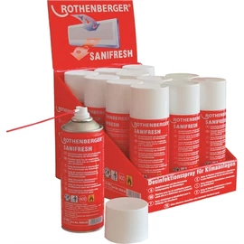 ROTHENBERGER SANIFRESH klíma tisztító spray display-ben(12 db)