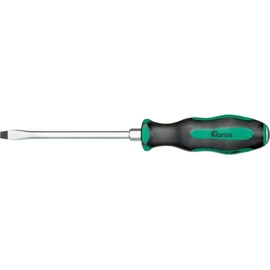 Fortis Csavarhúzó hatszög lapos 6.5x1.2x125mm üthető sapkás nyél