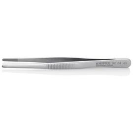 Knipex preciziós csipesz egyenes, kerekített, fogazott, 2.x120mm