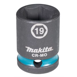 Makita 1/2&quot; 19x38 mm CR-MO IMPACT BLACK gépi dugókulcs