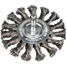 Klingspor Csapos körkefe fonott egysoros 75 x 12 x 6 mm 0.5 nemesacél