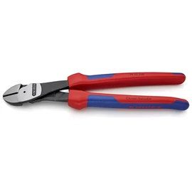 Knipex erőkímélő oldalcsípő fogó feketére foszfátozott, többkomponensű nyél 250 mm
