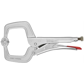 Knipex profilhegesztő patentfogó mozgó pofákkal fényes horganyzott 280 mm