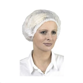 Egészségügyi csíksapka - fehér doboz 100