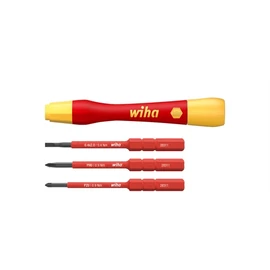 Wiha PicoFinish slimVario electric finomcsavarhúzó-készlet 4 részes, slimBitekkel (43167)