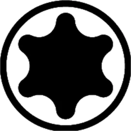 Wiha torxkulcsok TORX gömbfejű rövid szárral, titánezüst T15 (40972)