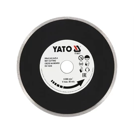 YATO gyémánt vágókorong 200 mmx25.4 folytonos (porcelán) (YT-6017)