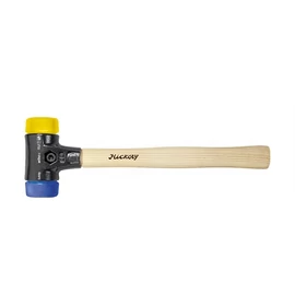 Wiha Cserélhető fejű kalapács közepesen puha/kemény Hickory fanyéllel, kerek kalapácsfejjel 60, 400 mm (26656)