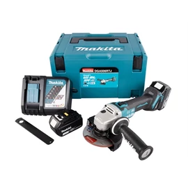 Makita DGA506RTJ 18V Li-ion BL 125mm sarokcsiszoló 2x5.0Ah