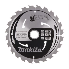 Makita körfűrészlap Mforce 235x30mm Z24