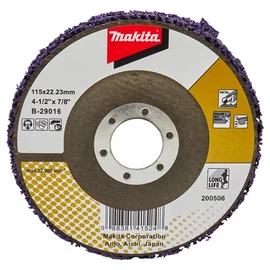 Makita tisztítótárcsa lila üvegszálas 115 mm