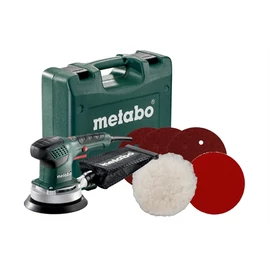 Metabo SXE 3150 Set excentercsiszoló +25 db csiszolólap + polírozók, koffer 310W