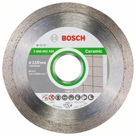 Bosch vágókorong, gyémánt 110x1.6x22.23 mm csempe