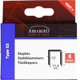 Abraboro ChiliTAC tűzőkapocs 53 típus 8 mm