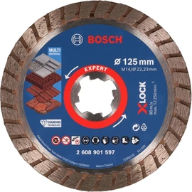 Bosch Expert vágókorong, gyémánt 125x2.4x22.23 mm univerzális  X-Lock