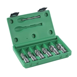 Hikoki koronafúró készlet 2x14/18/22x30mm 7 részes HSS Weldon