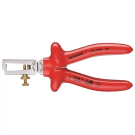 Gedore VDE csupaszító fogó mártott szigeteléssel 160 mm 0.8-6 mm2 (VDE 8098-160)