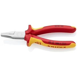 Knipex Laposfogó krómozott VDE 160 mm