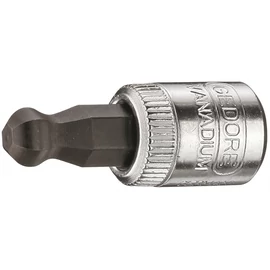 Gedore imbusz dugókulcs betét 1/4", gömbfej, belső hatszög 6 mm (IN 20 K 6)