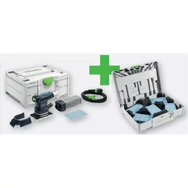 Festool RTS 400 REQ GR-SYS P vibrációs csiszoló + ajándék Granat Systainer 80x133