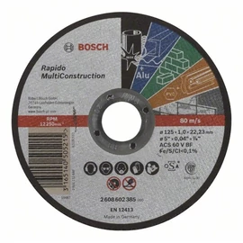 Bosch vágókorong ACS 60 V BF multi Rapido 125mm