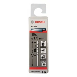 Bosch HSS-G csigafúró 1.5mm 10 db