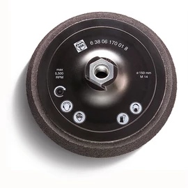Fein tépőzáras gumitányér 130mm M14