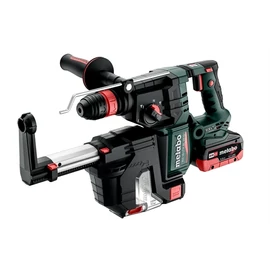 Metabo KH 18 LTX BL 28 Q Set ISA akkus kombikalapács 18V 2x LiHD, töltő ASC 145 + Quick cseretokmány, porelszívás, metaBOX 185 XL