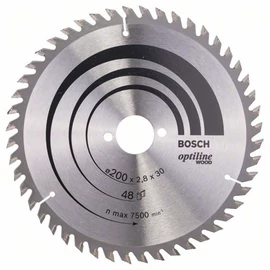 Bosch körfűrészlap 200x30/48 Optiline Wood
