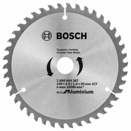 Bosch körfűrészlap 150x20/42 ECO for Aluminium