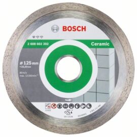 Bosch vágókorong, gyémánt 125x1.6x22.23 mm csempe