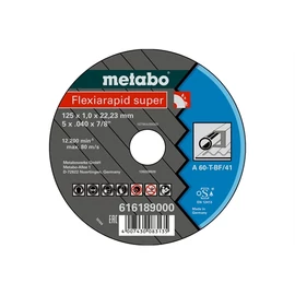 Metabo vágókorong Flexiarapid super 115x1.6x22.23 acél, TF 41