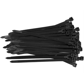 YATO Kábelkötegelő fekete 200 x 7.6 mm (50 db/cs) (YT-70650)