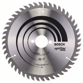 Bosch Körfűrészlap 190 x 30 x2.0/48 Optiline Wood
