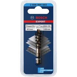 Bosch körkivágó központosító fúrószár rugóval 6x55mm Expert Carbide Sheet Metal