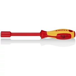 Knipex dugókulcs csavarhúzó-fogantyúval barnított VDE 11 mm