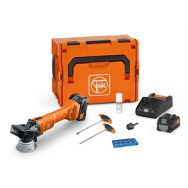 Fein AKFH 18-5 AS akkus élmaró 5 mm +marófej, lapka, vezetőgörgő, 2x18V/8.0Ah akku +töltő